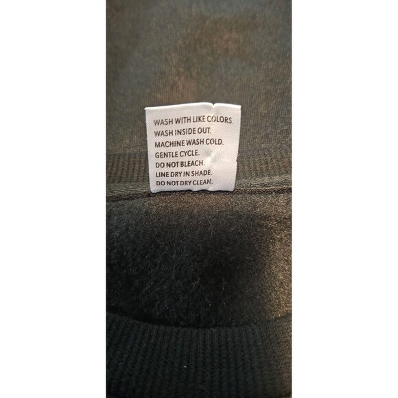 Frog & Mushroom Give Me The Beat Boys Print Crew Neck Sweatshirt Black Size L - Picture 10 of 12